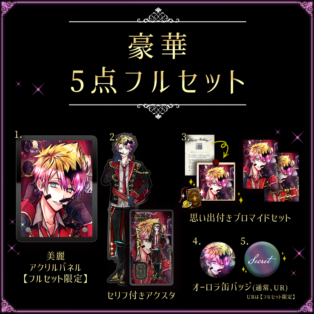 【受注・再】Birthdayグッズ2024ロノ 7月上旬お届け予定