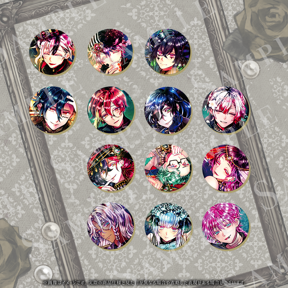 Butler's 缶Badges vol.1 〜グリッターver〜