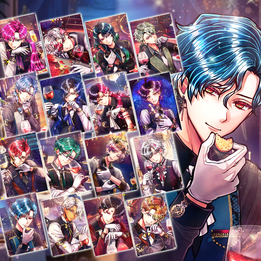 Wine valentine ブロマイド