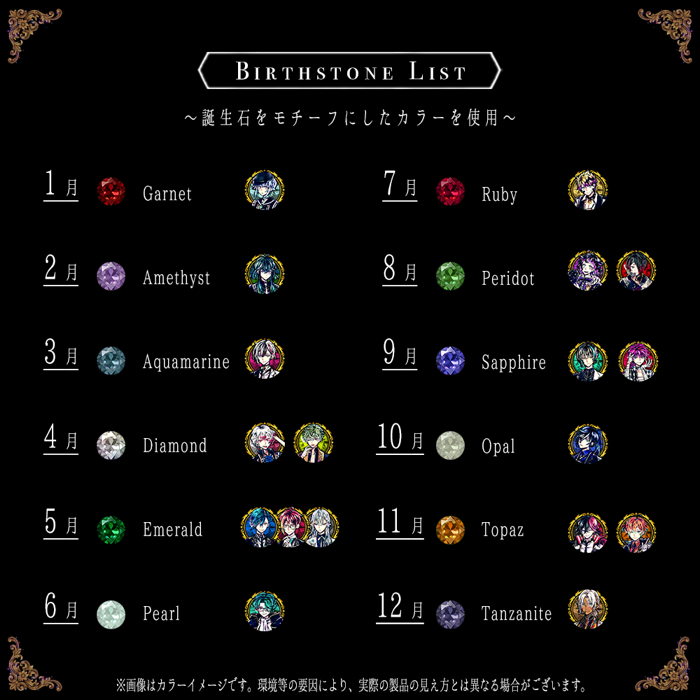 【閲覧用】Birthdayグッズ2026主様 執事からの贈り物（8~11月お誕生日の方）